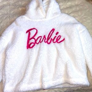 NWT Faux Shearling Barbie TM Hoodie